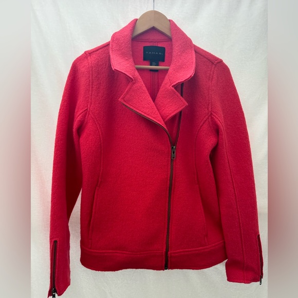 Tahari Jacket with zippers - Picture 3 of 7